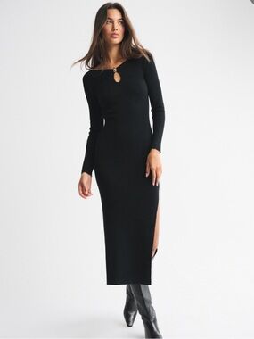 Abercrombie Hardware Keyhole Maxi Sweater Dress- NWT
